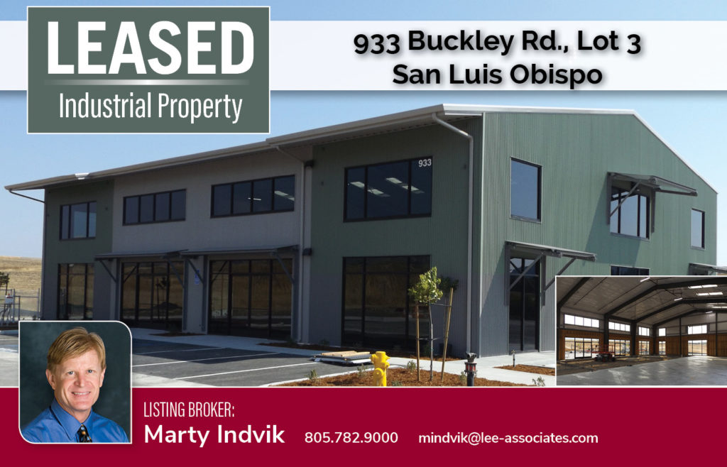 Lee & Associates completes 6,451 SF Lease in San Luis Obispo Central