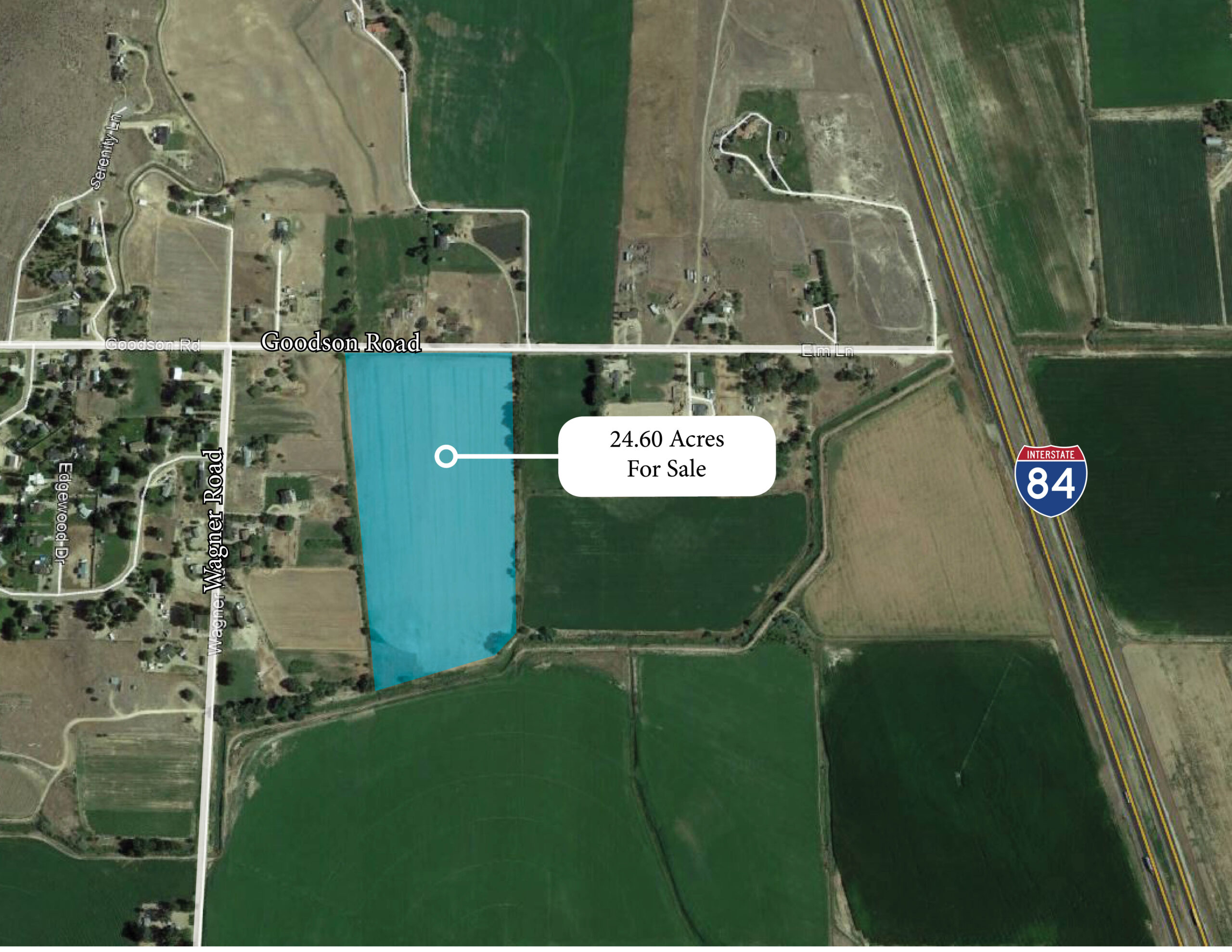 24 6 Acres Recently Sold Caldwell ID Lee Associates Idaho LLC   Edited Aerial Scaled 