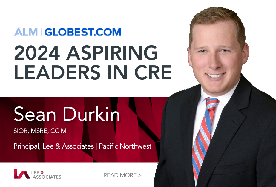Sean Durkin named among ALM | GlobeSt's Aspiring Leaders in Commercial Real Estate for 2024