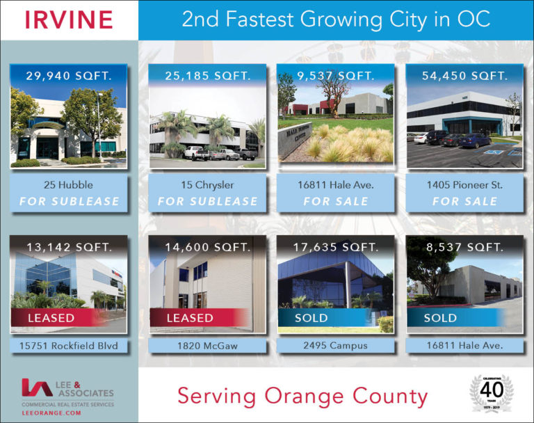 Irvine Population Growth Orange County Lee & Associates