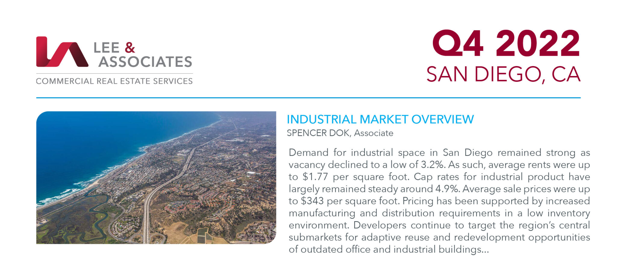 Q4 2022 SAN DIEGO INDUSTRIAL San Diego Lee & Associates