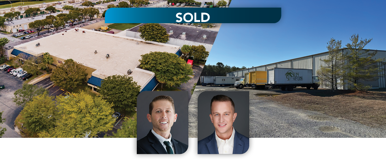 Principal Greg Milopoulos and Senior Vice President Christian Baena finish 2024 on strong note with latest Investment Sales transactions in Florida and New Jersey